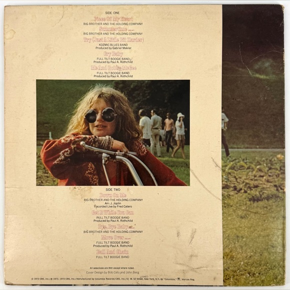 Vintage Janis Joplin’s Greatest Hits Vinyl Record Album. 1973 Record is Mint - Picture 2 of 8